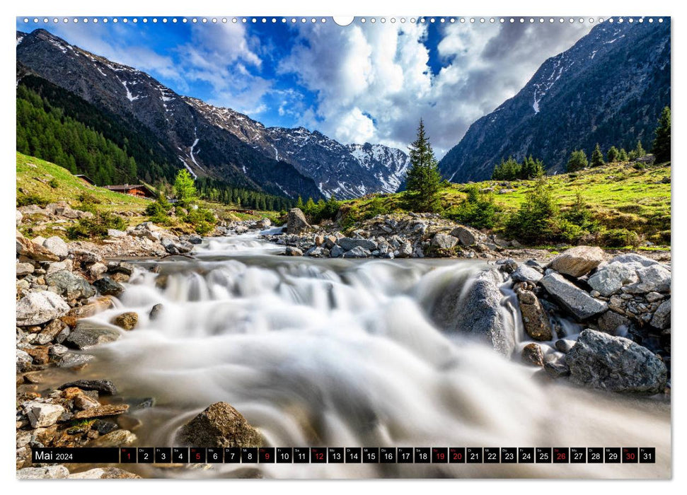 Tirol - Das Land in den Bergen (CALVENDO Premium Wandkalender 2024)