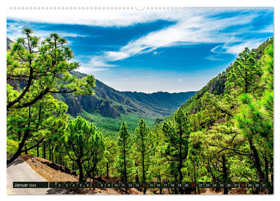 La Palma - La Isla Bonita - by Michael Jaster (CALVENDO Premium Wall Calendar 2024) 