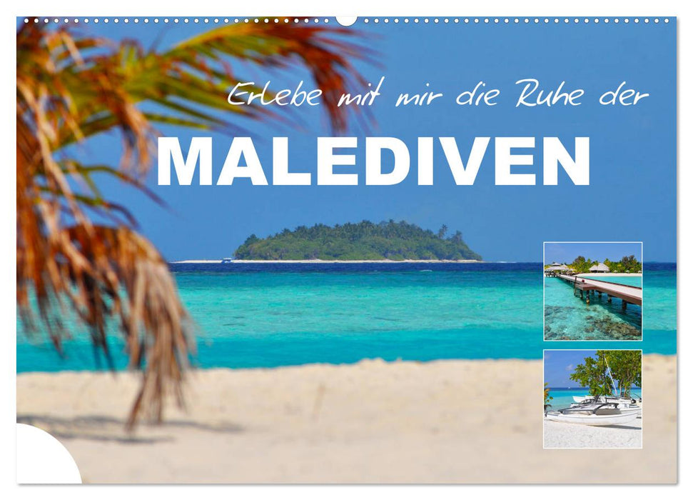 Erlebe mit mir die Ruhe der Malediven (CALVENDO Wandkalender 2024)