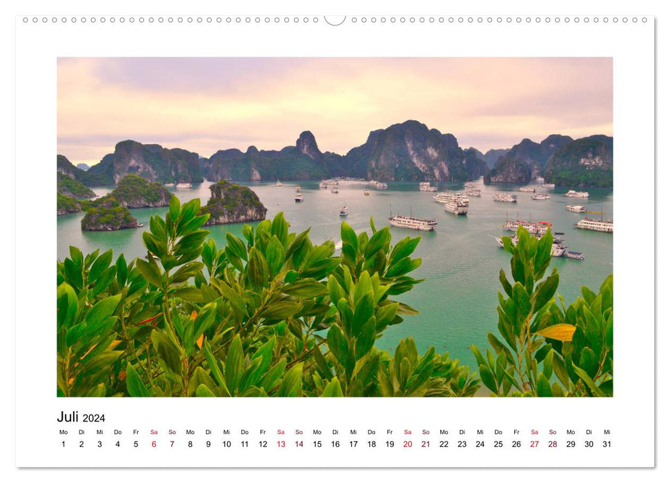 Wanderlust - The most beautiful travel destinations in the world (CALVENDO Premium Wall Calendar 2024) 