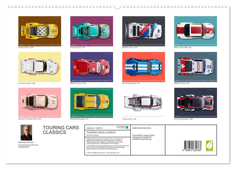 Tourenwagen Classics (CALVENDO Premium Wandkalender 2024)