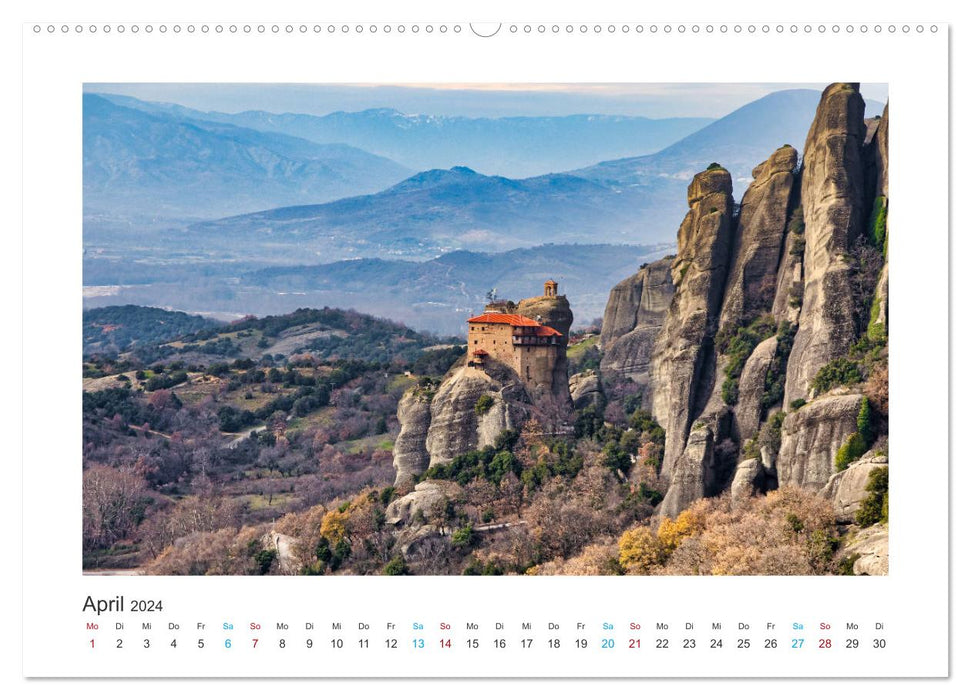 Meteora - So close to the sky (CALVENDO Premium Wall Calendar 2024) 