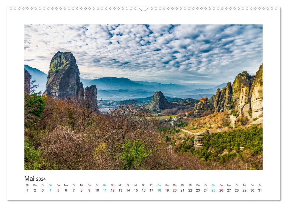 Meteora - So close to the sky (CALVENDO Premium Wall Calendar 2024) 