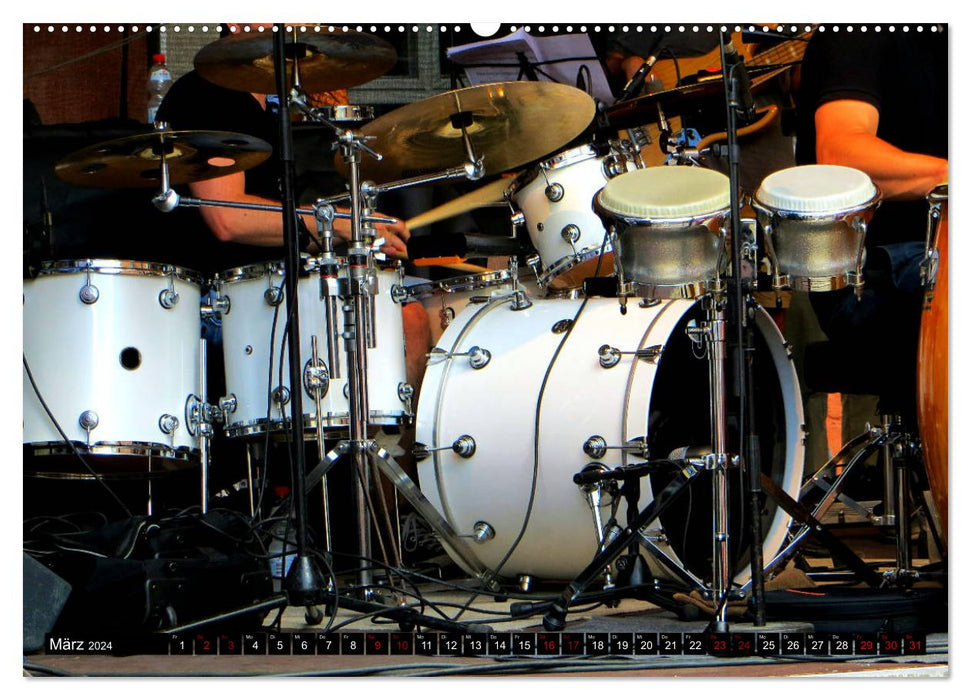Drums on Tour (CALVENDO wall calendar 2024) 