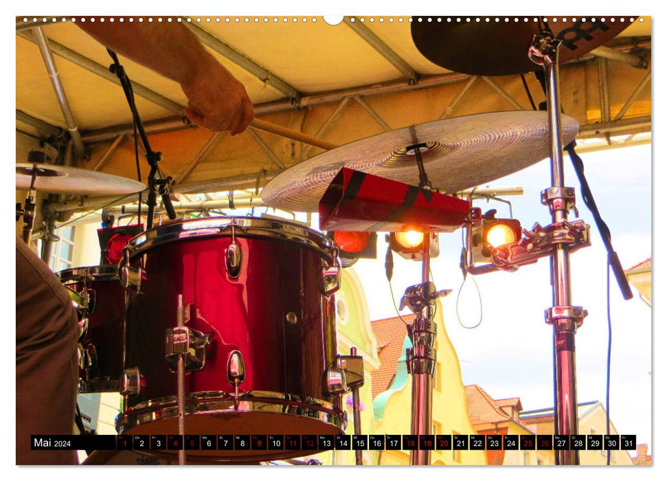 Drums on Tour (CALVENDO wall calendar 2024) 