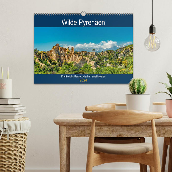 Wilde Pyrenäen (CALVENDO Wandkalender 2024)