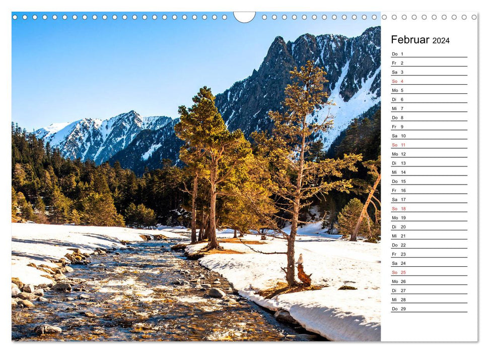 Wilde Pyrenäen (CALVENDO Wandkalender 2024)