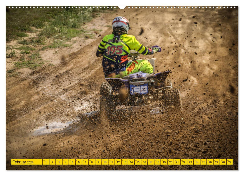 Quad`s action on four wheels (CALVENDO wall calendar 2024) 