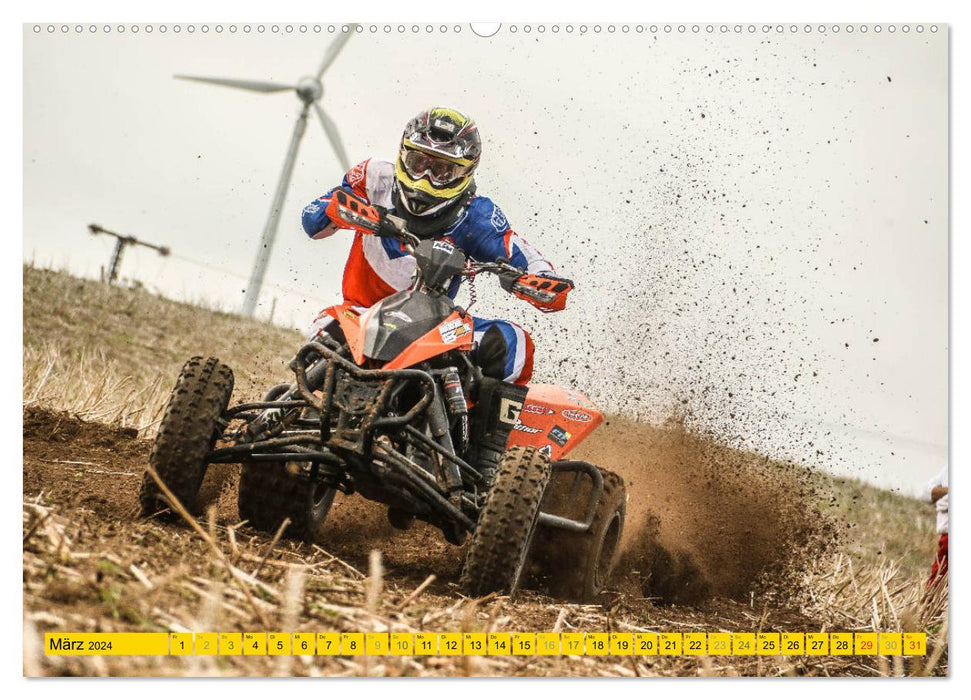 Quad`s action on four wheels (CALVENDO wall calendar 2024) 