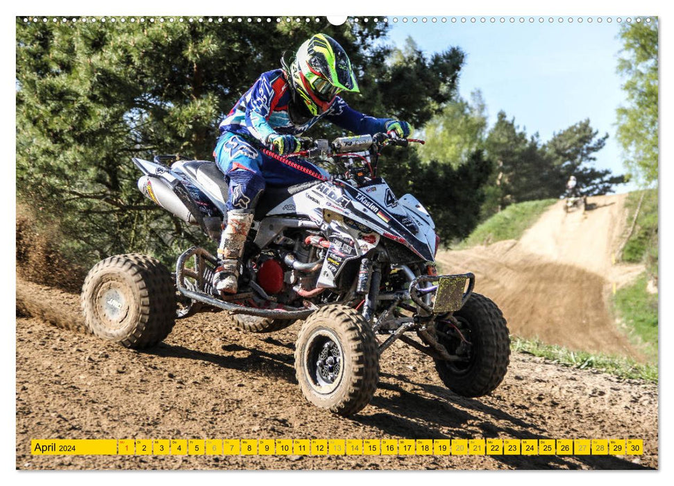 Quad`s action on four wheels (CALVENDO wall calendar 2024) 