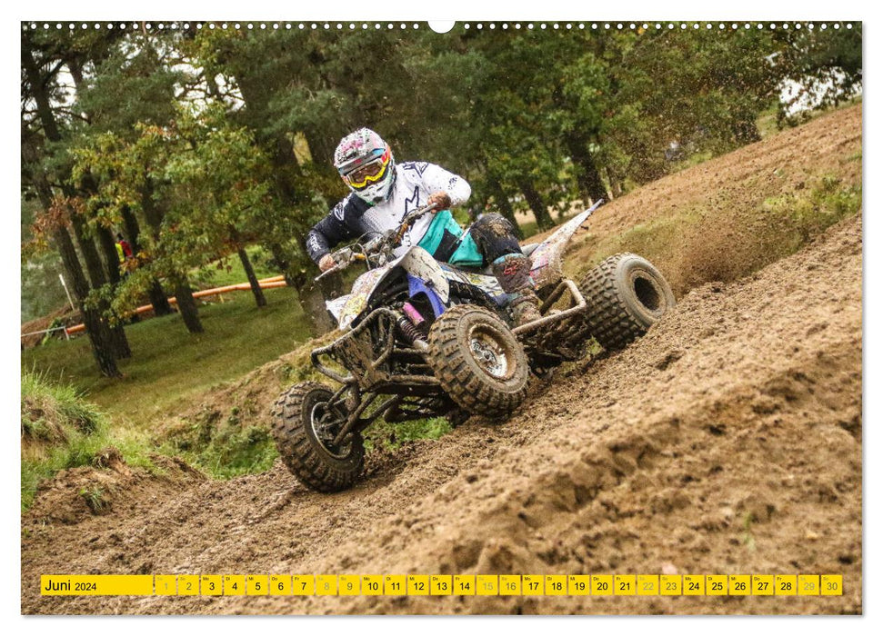 Quad`s action on four wheels (CALVENDO wall calendar 2024) 