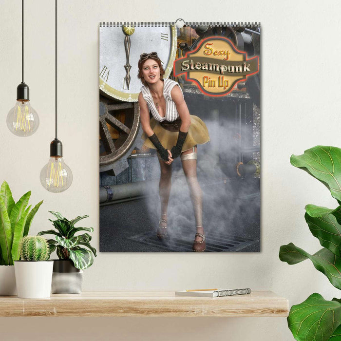 Sexy Steampunk Pin Up (CALVENDO Wall Calendar 2024) 
