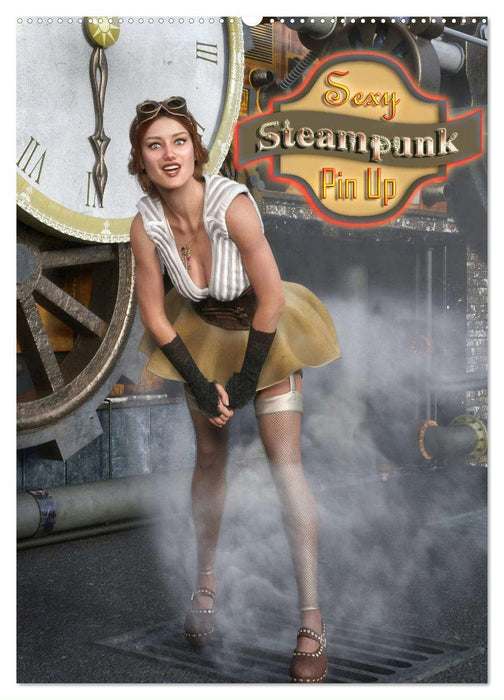 Sexy Steampunk Pin Up (CALVENDO Wall Calendar 2024) 
