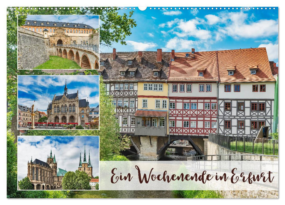 Ein Wochenende in Erfurt (CALVENDO Wandkalender 2024)