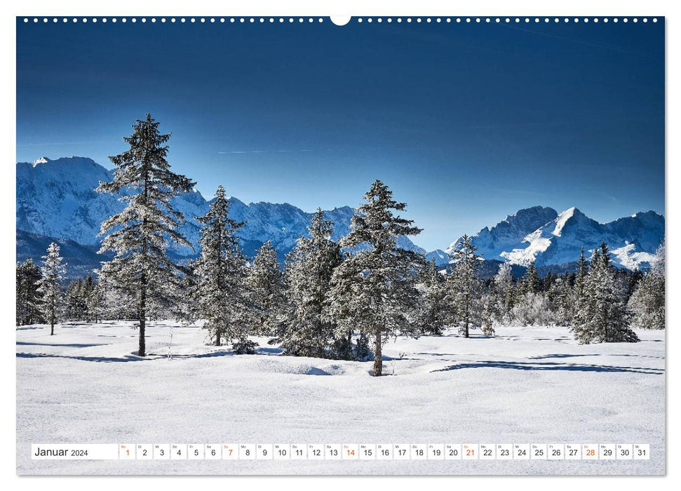 Paths through the Alps (CALVENDO Premium Wall Calendar 2024) 
