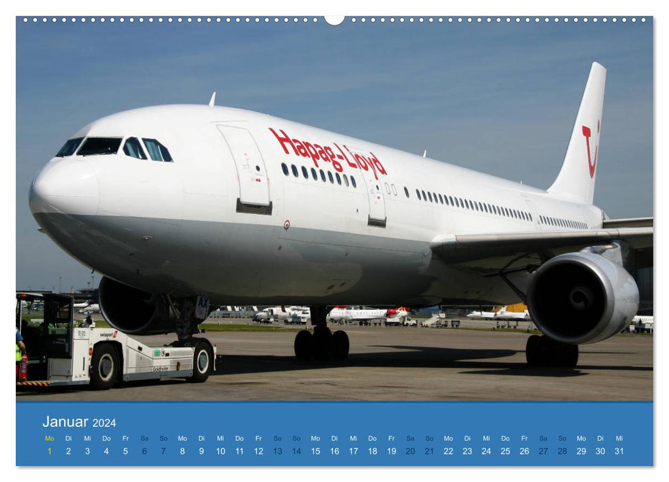 Airbus Airliners (CALVENDO wall calendar 2024) 