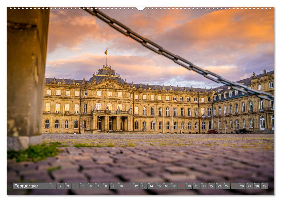 Historical Stuttgart 2024 (CALVENDO Premium Wall Calendar 2024) 