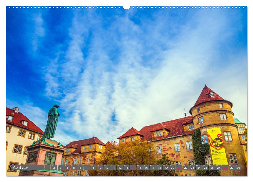 Historisches Stuttgart 2024 (CALVENDO Premium Wandkalender 2024)