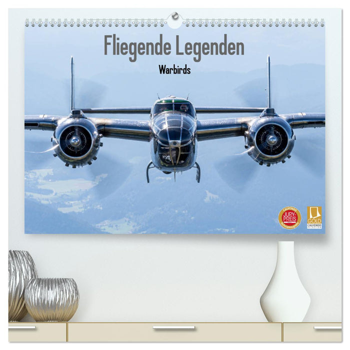 Flying Legends - Warbirds (CALVENDO Premium Wall Calendar 2024) 