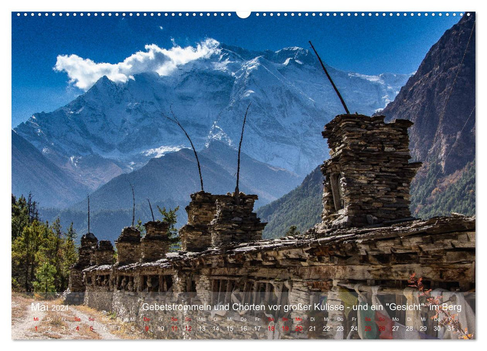 NEPAL - rund um die Annapurna (CALVENDO Premium Wandkalender 2024)