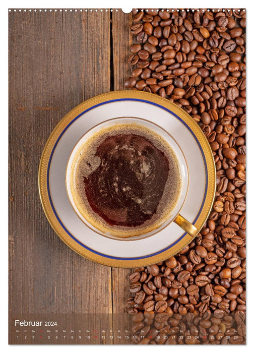 Coffee for a pleasure experience (CALVENDO Premium Wall Calendar 2024) 