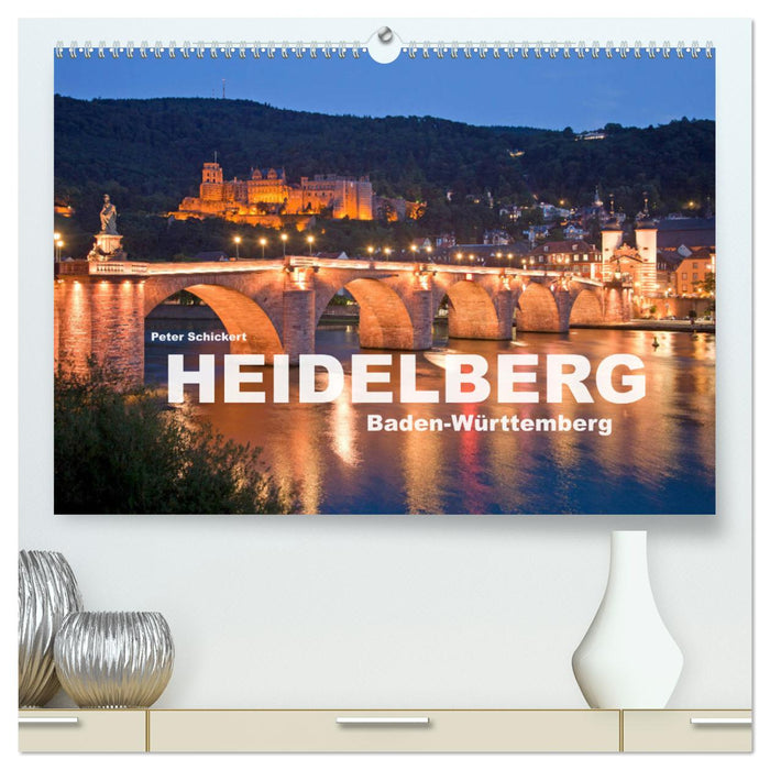 Heidelberg - Baden-Württemberg (CALVENDO Premium Wall Calendar 2024) 