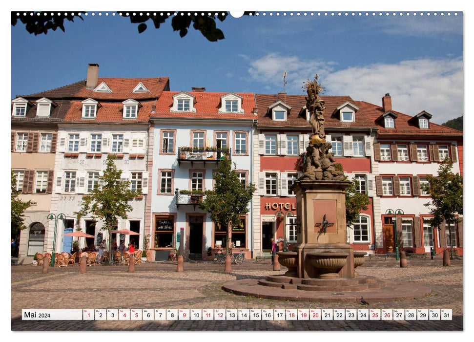 Heidelberg - Baden-Württemberg (CALVENDO Premium Wall Calendar 2024) 