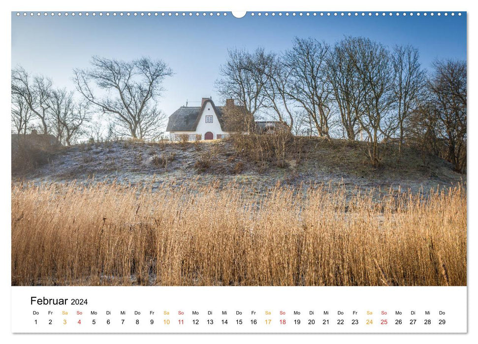 Sylter Frisian Houses (CALVENDO Premium Wall Calendar 2024) 