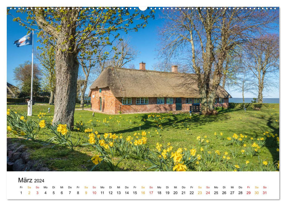 Sylter Friesenhäuser (CALVENDO Premium Wandkalender 2024)