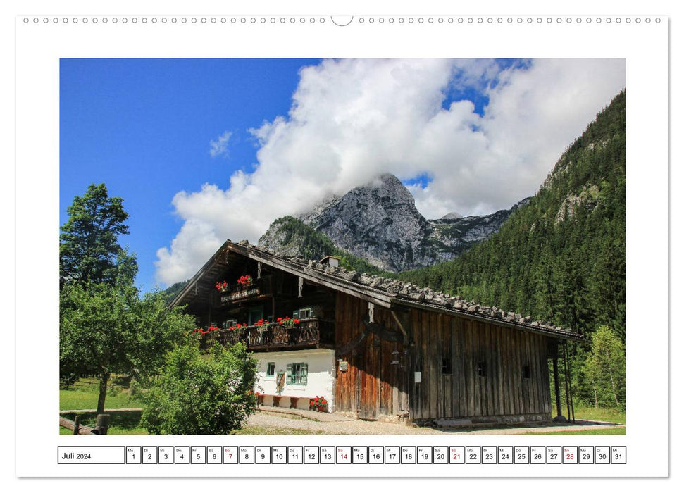 Places of longing in Berchtesgadener Land (CALVENDO Premium Wall Calendar 2024) 