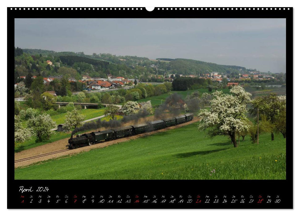 Faszination Dampflokomotive (CALVENDO Premium Wandkalender 2024)