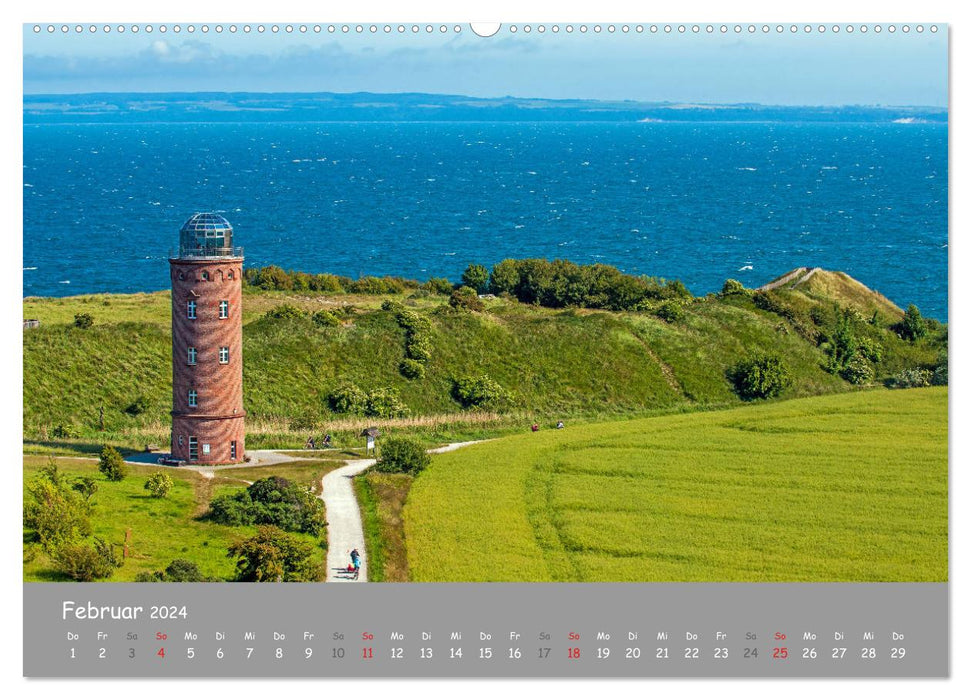 Impressions côtières des îles de la mer Baltique de Rügen et Usedom (Calendrier mural CALVENDO Premium 2024) 