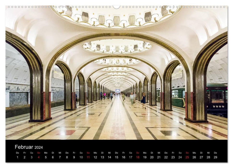 Moscou 2024 (Calvendo Premium Wall Calendar 2024) 