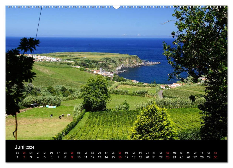 Açores - Une expérience nature (Calendrier mural CALVENDO Premium 2024) 