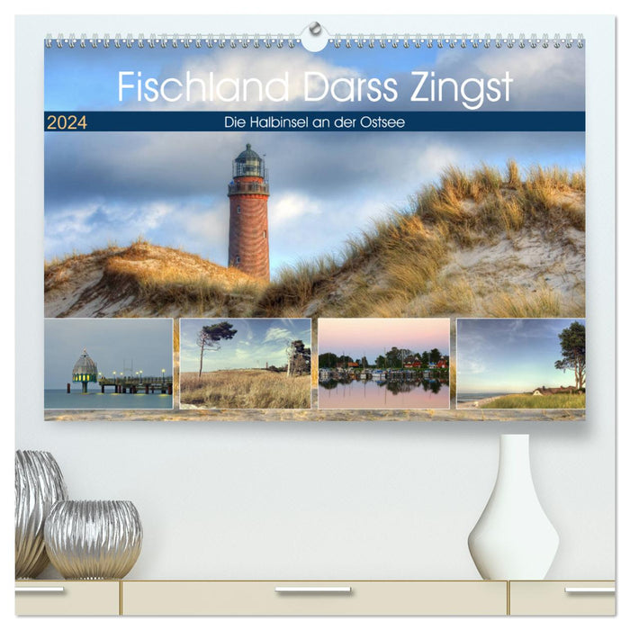 Fischland Darß Zingst – Die Halbinsel an der Ostsee (CALVENDO Premium Wandkalender 2024)