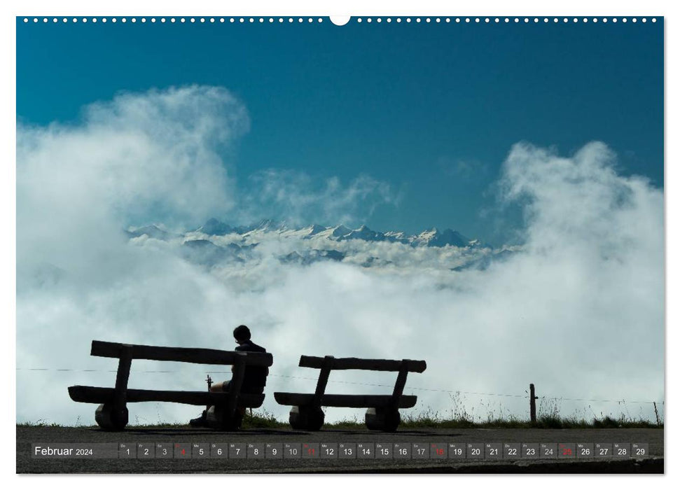 Der Zauber der Schweizer Berge (CALVENDO Wandkalender 2024)