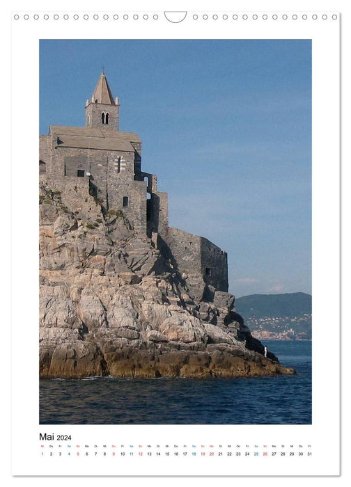 Weltkulturerbe Cinque Terre, Ligurien (CALVENDO Wandkalender 2024)