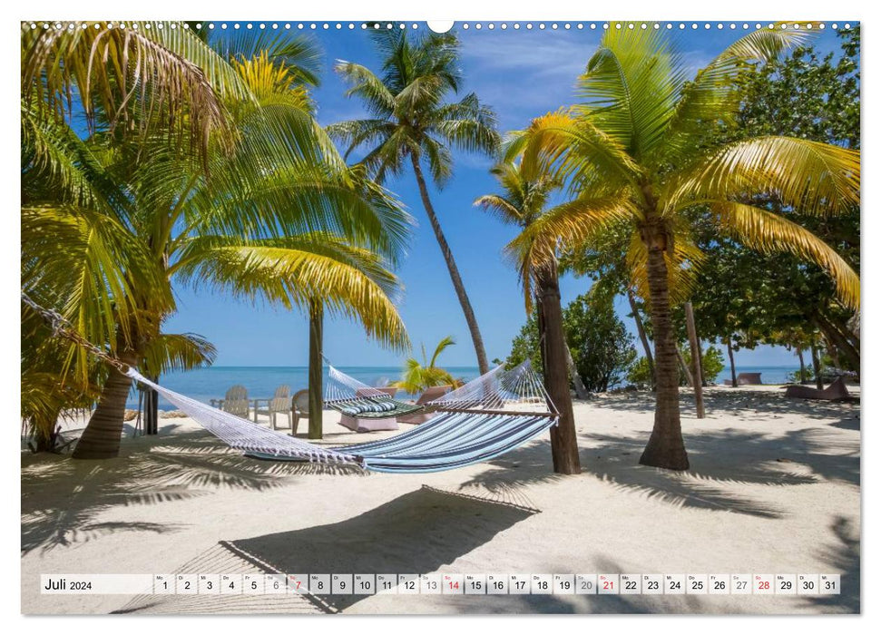 FLORIDA KEYS UND KEY WEST Malerische Reiseroute (CALVENDO Premium Wandkalender 2024)