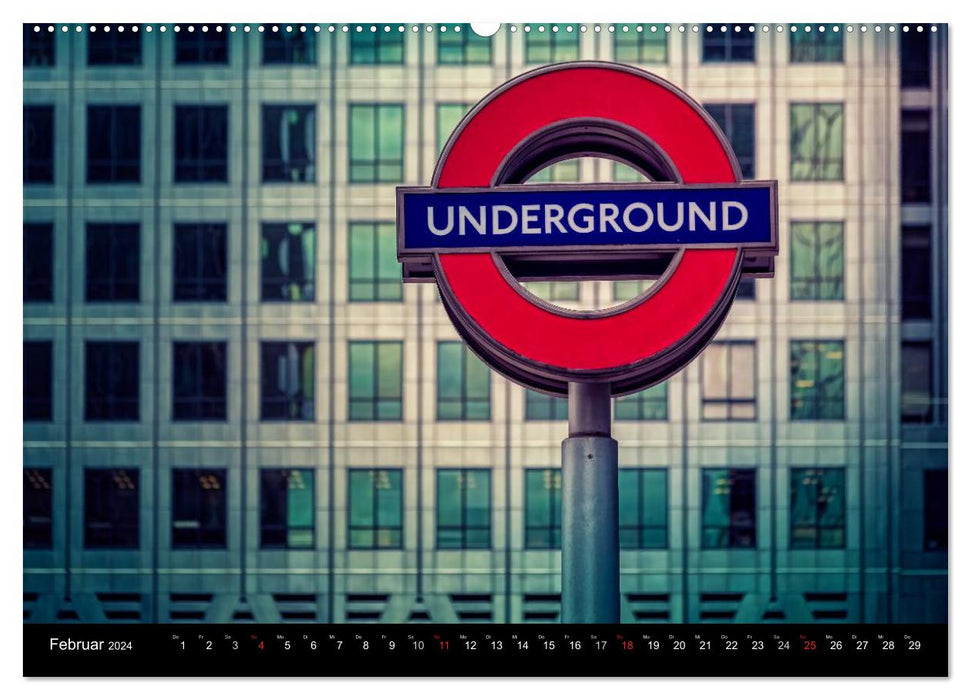 Weltmetropole London (CALVENDO Premium Wandkalender 2024)
