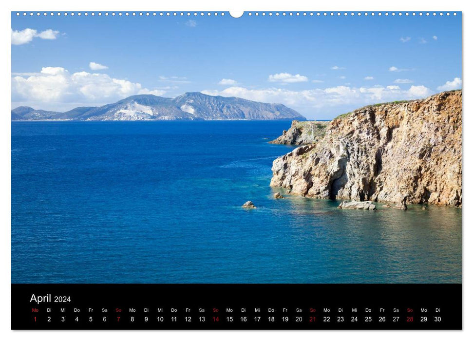 Liparische Inseln (CALVENDO Premium Wandkalender 2024)