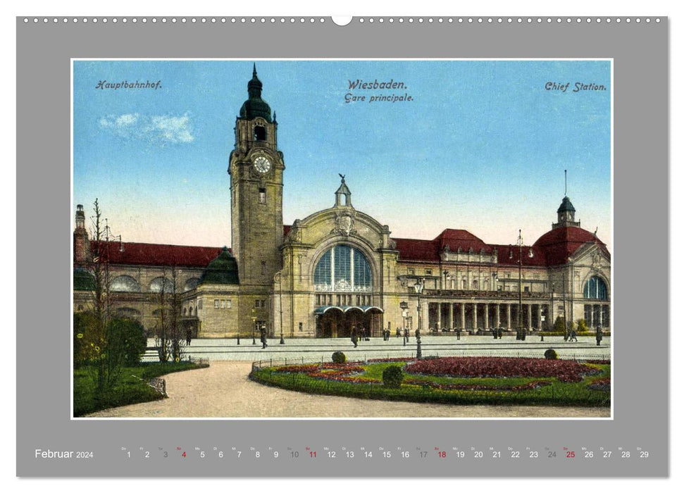 Historische Bahnhöfe (CALVENDO Premium Wandkalender 2024)