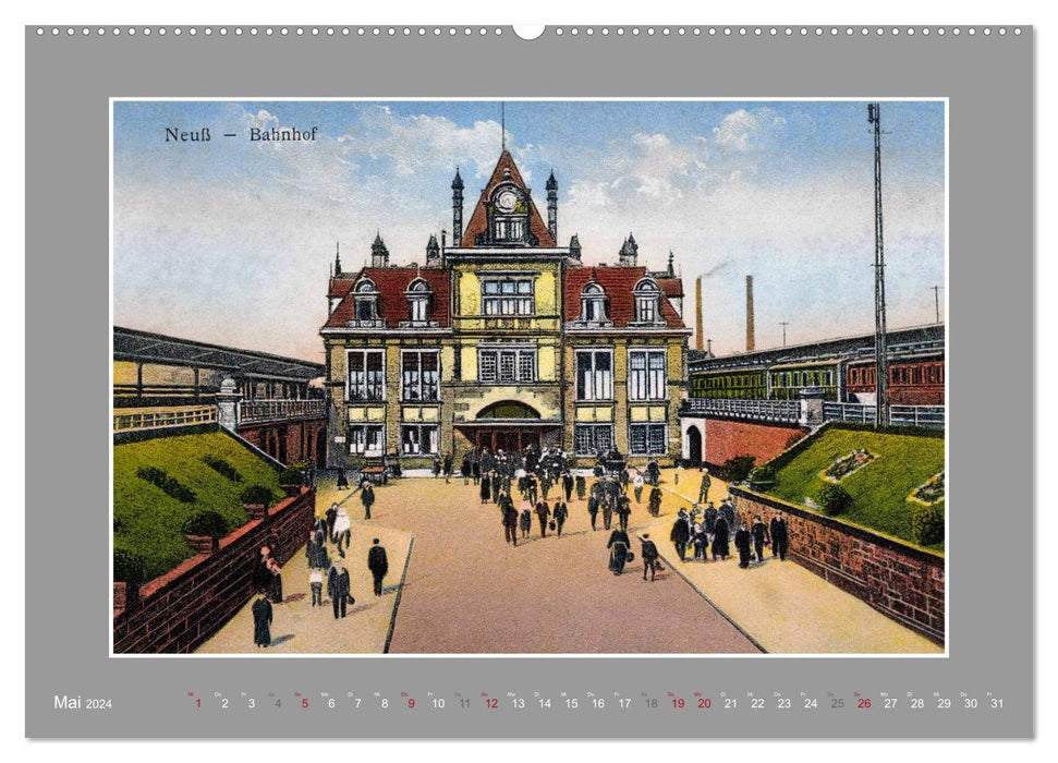Historische Bahnhöfe (CALVENDO Premium Wandkalender 2024)
