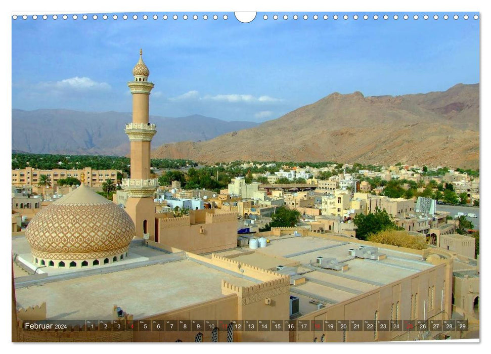 Oman - Eine Bilder-Reise (CALVENDO Wandkalender 2024)