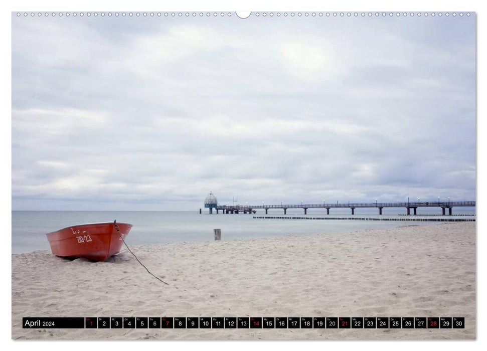 Fischland Darß Zingst – Die Halbinsel an der Ostsee (CALVENDO Wandkalender 2024)