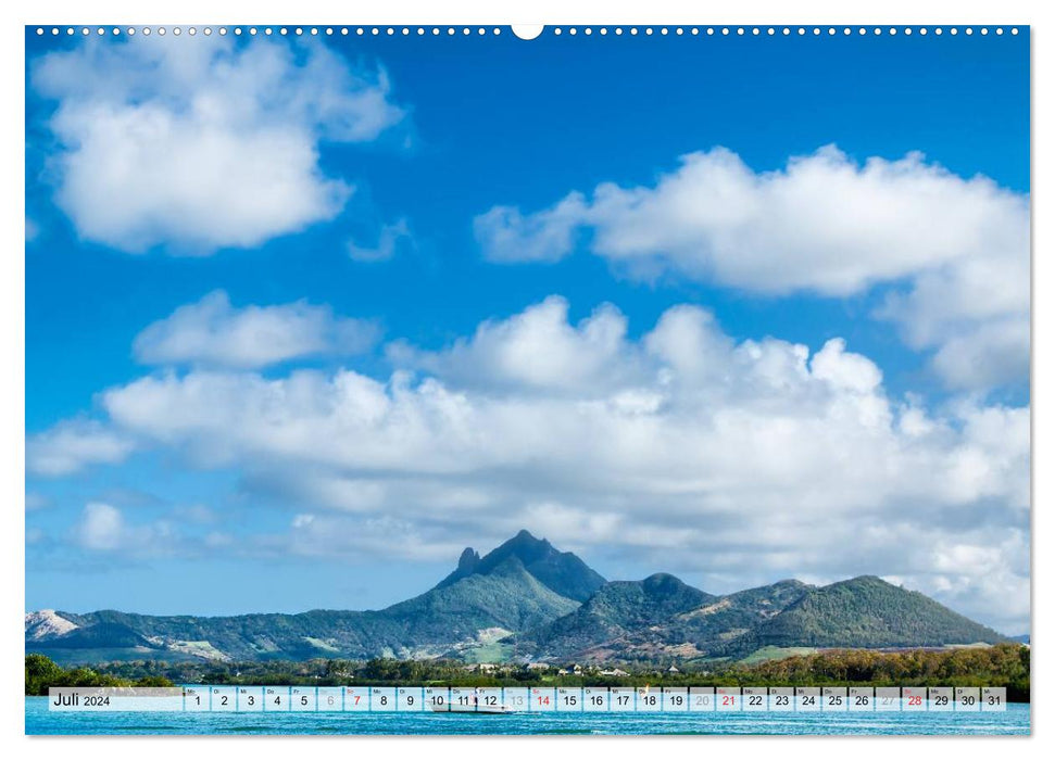 Mauritius - Perle im Indischen Ozean (CALVENDO Premium Wandkalender 2024)