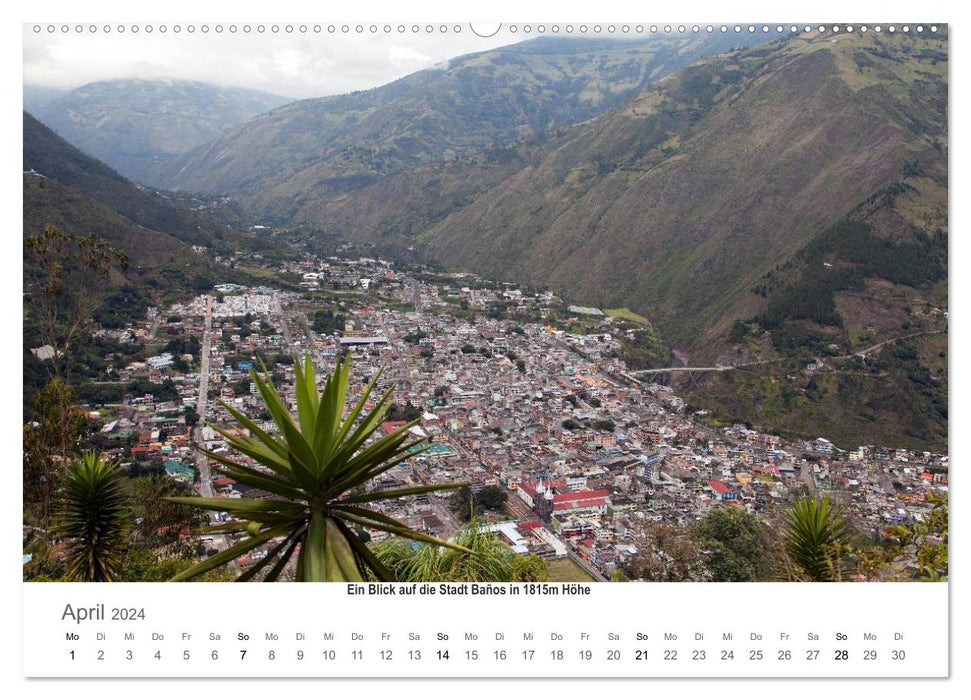 Ecuador - Regenwald und Vulkane (CALVENDO Premium Wandkalender 2024)