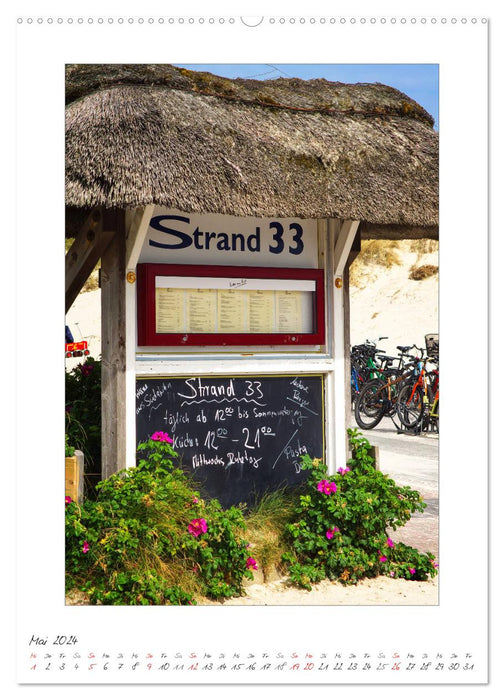 Insel Amrum (CALVENDO Premium Wandkalender 2024)