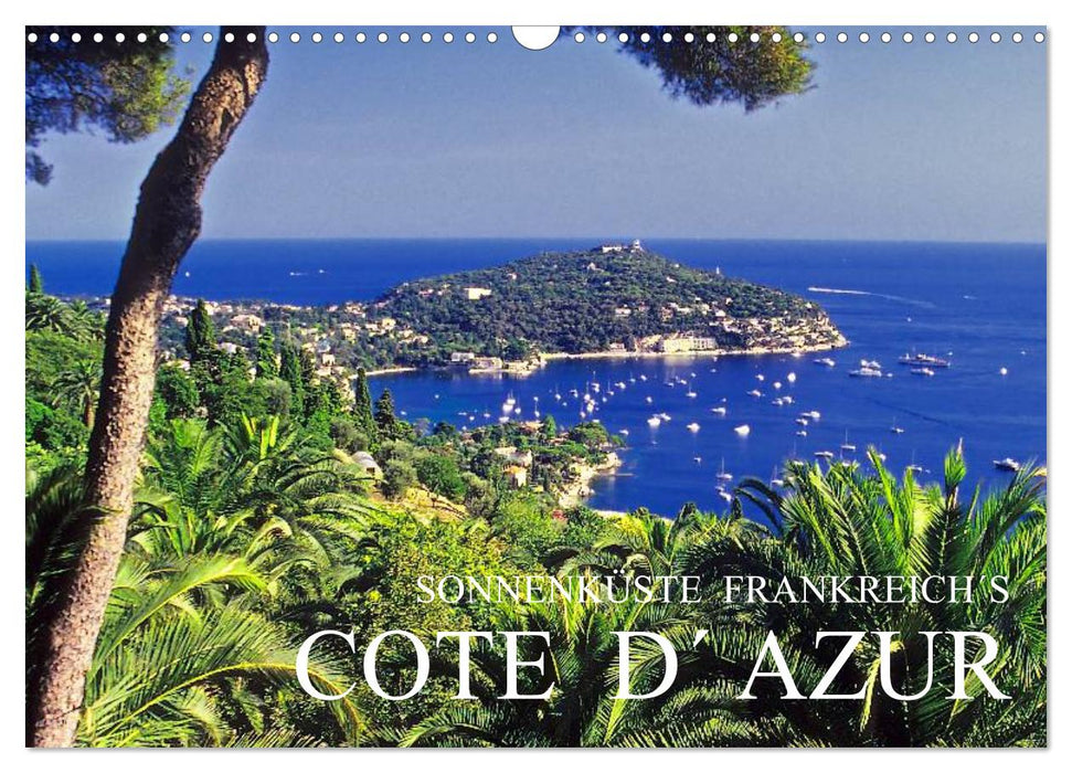 Côte ensoleillée de la Côte d'Azur (Calvendo mural CALVENDO 2024) 