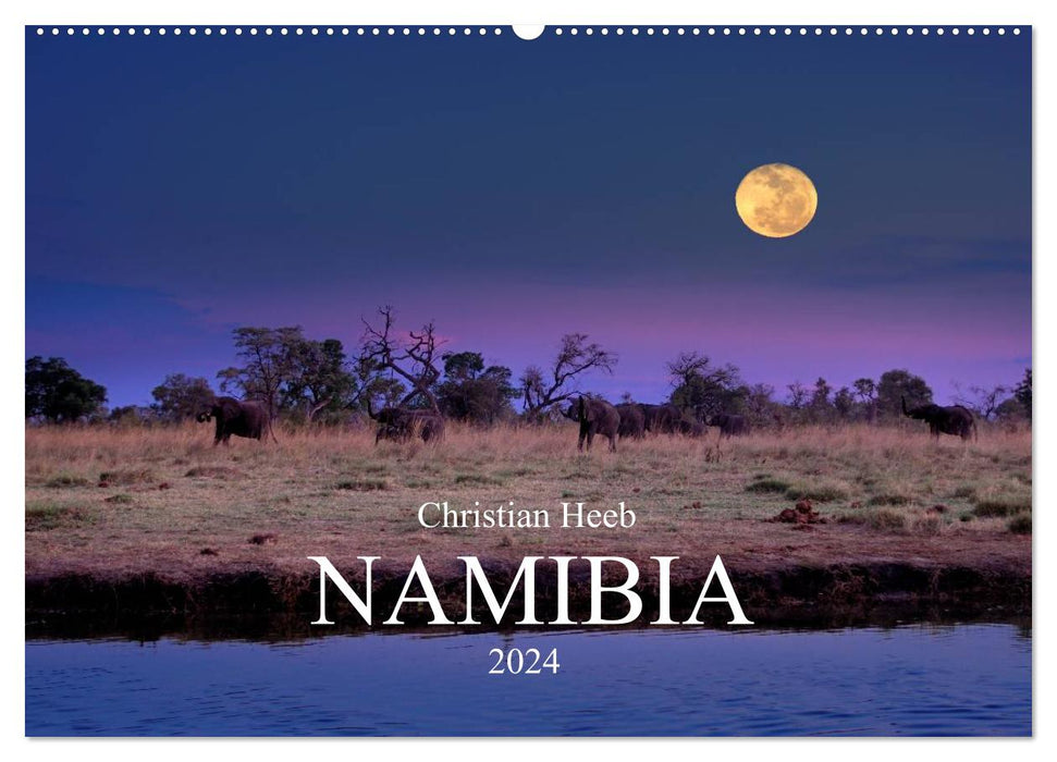 NAMIBIA Christian Heeb (CALVENDO Wandkalender 2024)