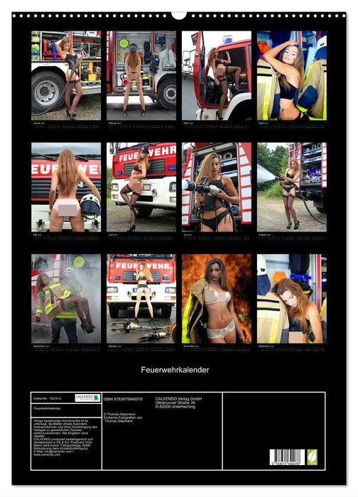 Feuerwehrkalender – Erotische Fotografien von Thomas Siepmann (CALVENDO Wandkalender 2024)